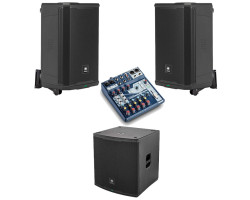 Акустична система 2 колонки JBL EON715 з сабвуфером + мікшер Акустична система 2 колонки JBL EON715 з сабвуфером + мікшер